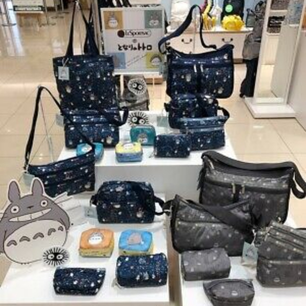 LESPORTSAC Japan Ed Totoro tote purse diaper carry-on bag.